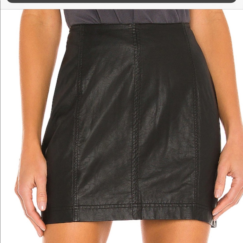 free people faux modern femme skirt